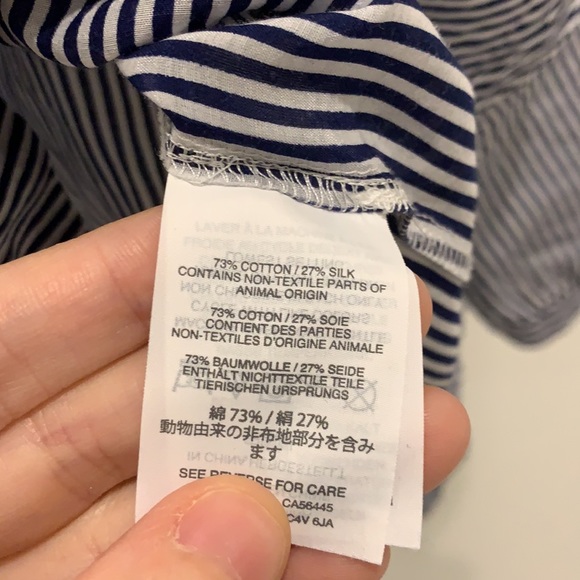 J Crew striped blouse - Picture 3 of 7